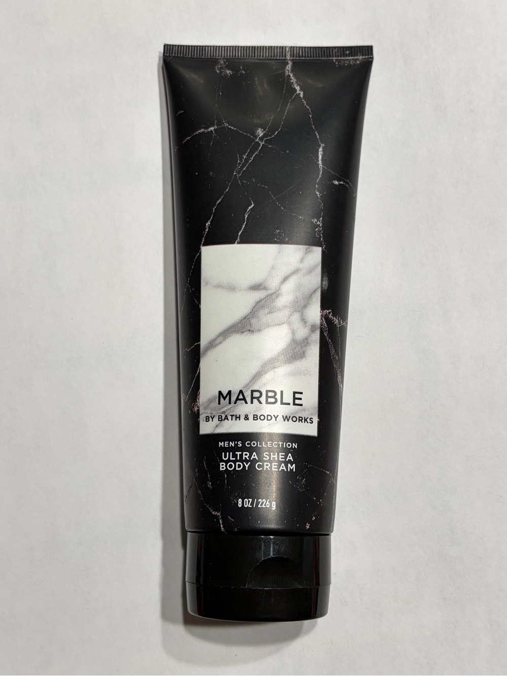 Discontinued Bath & Body Works Marble Ultra Shea Body Cream - Black & White 8oz